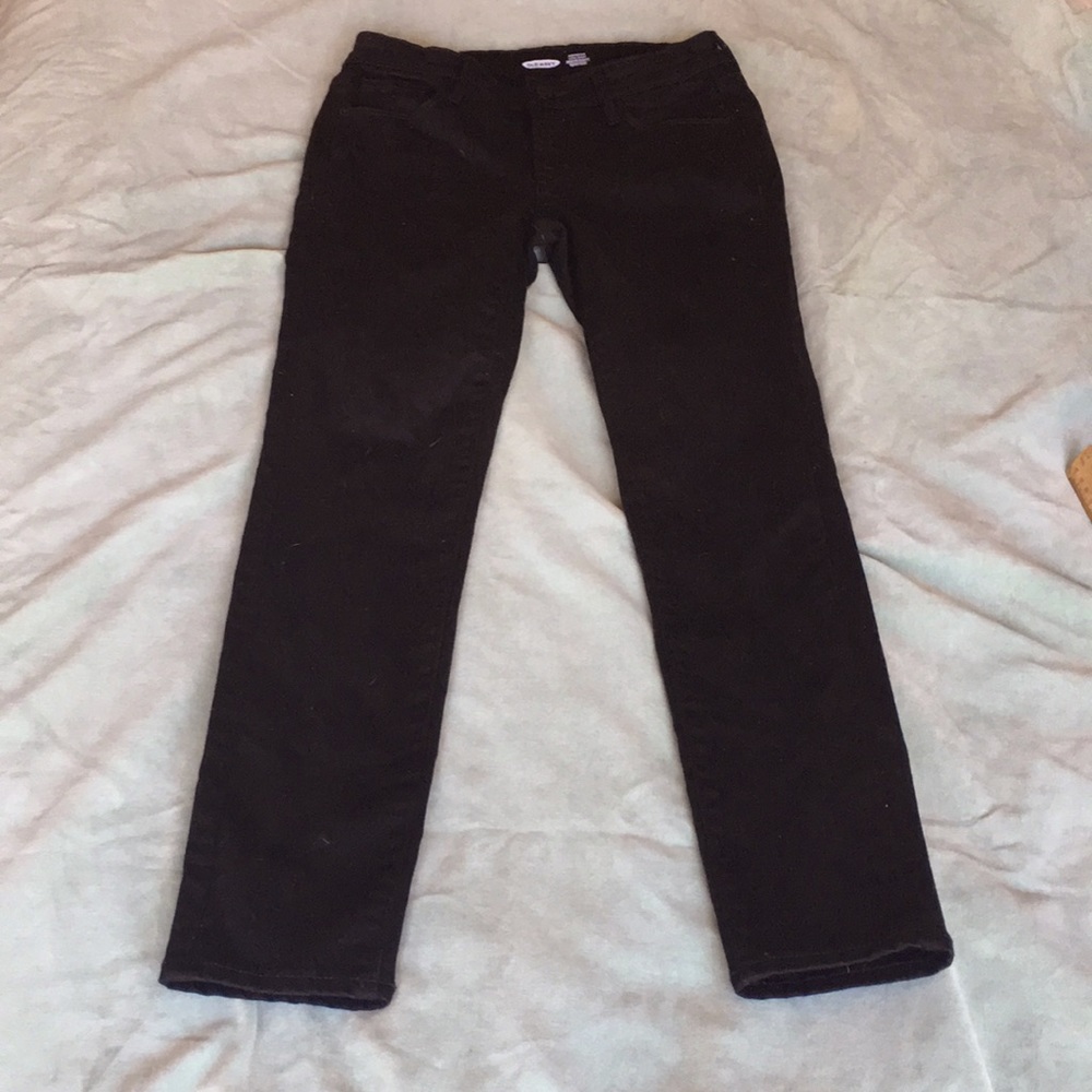 Black rockstar super skinny jeans